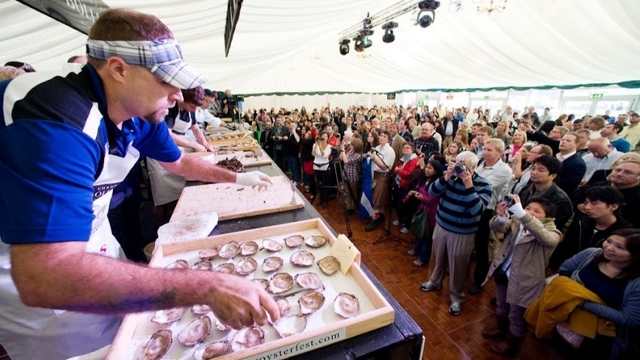 Il campionato di apertura di ostriche a Galway